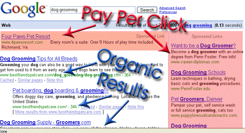 better organic search results